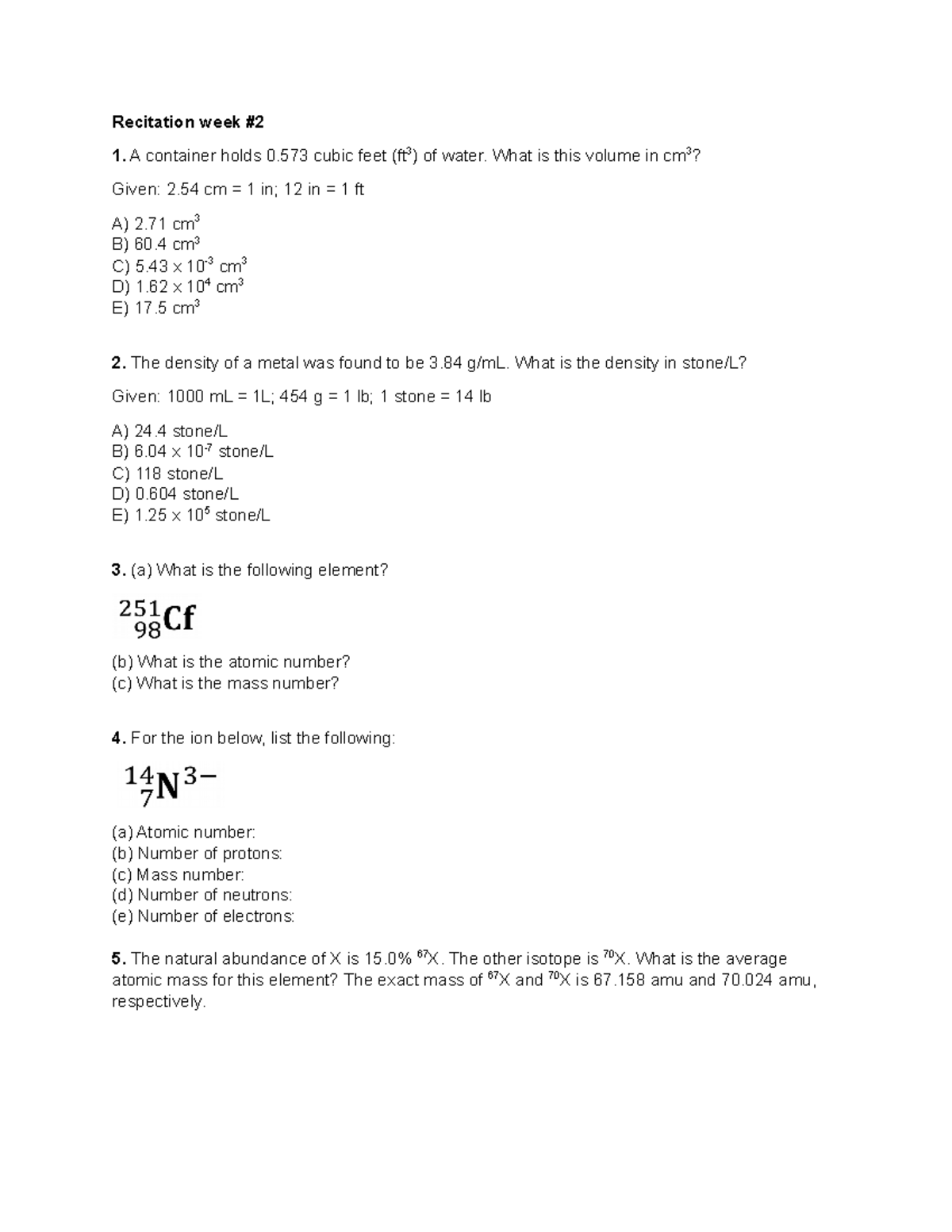 Week+2%2C+Recitation+Problems - Recitation week # A container holds 0 ...