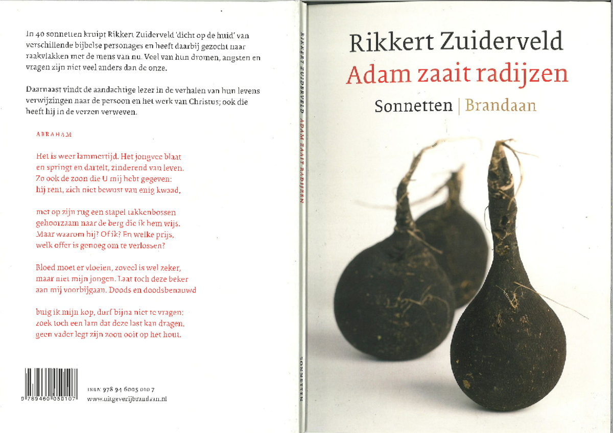 Adam zaait radijzen - Dichtbundel - Nederlands - Studeersnel