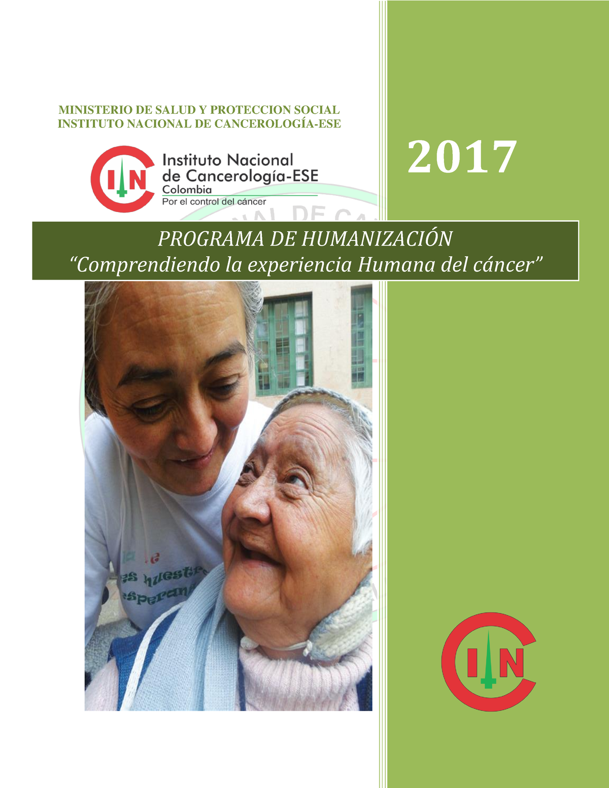 1. PLAN DE Humanizacion 2017 - 2017 PROGRAMA DE HUMANIZACI”N ...