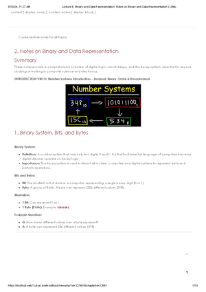 Lecture 2 Computer Organization and Architecture Computer Organization ...