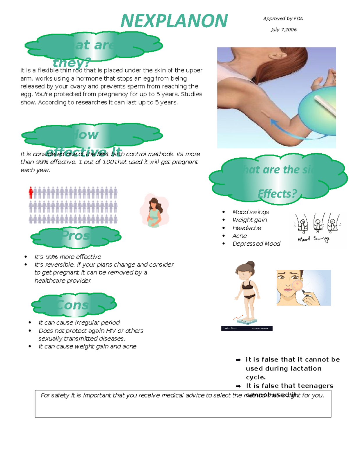 Nexplanon 1 - Presentation - What are they? Approved by FDA July 7 ...