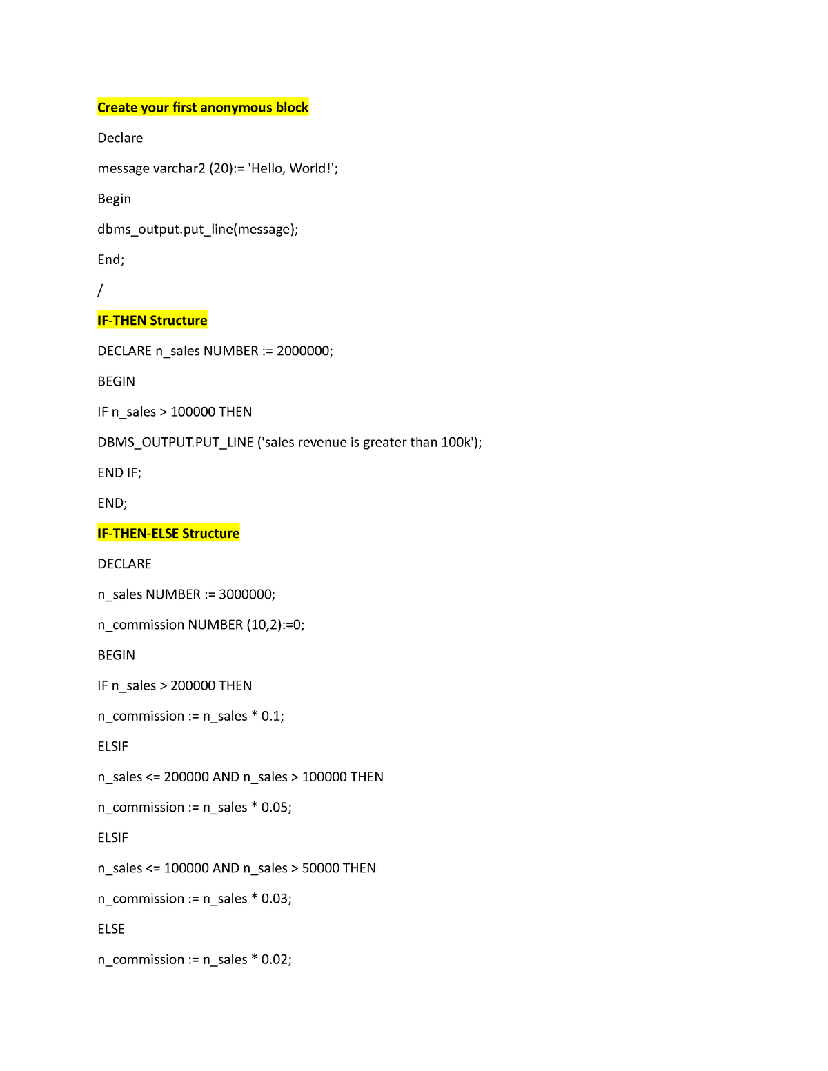 pl-sql-pl-sql-create-your-first-anonymous-block-declare-message