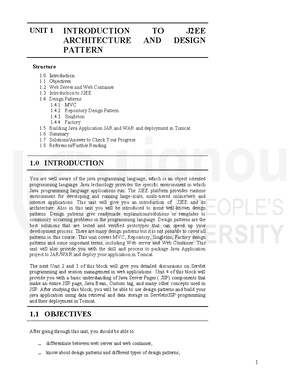Web Application Development Using J2EE 1 - Structure 2 Introduction 2 ...