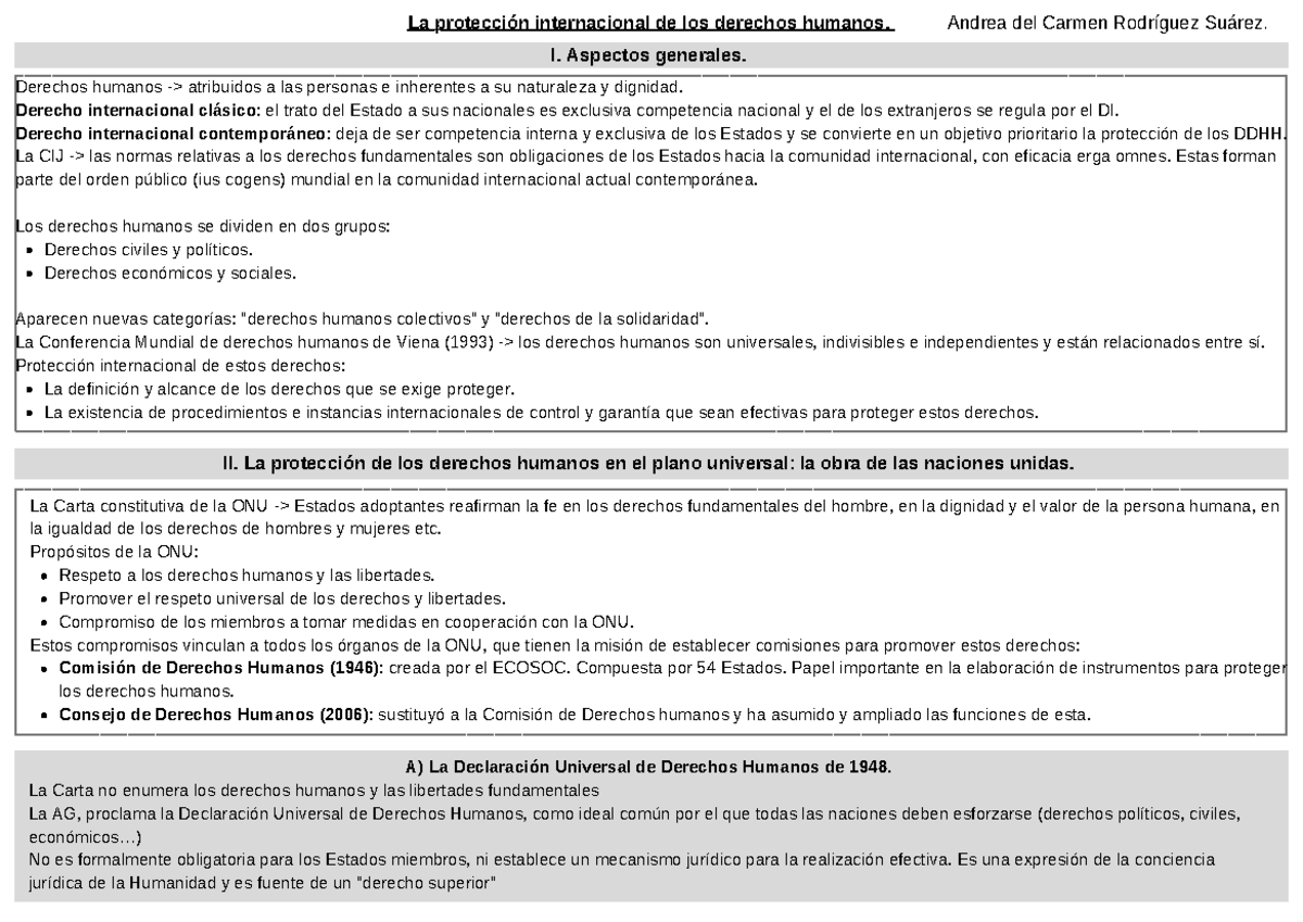 TEMA 13. La protección internacional de los derechos humanos - Andrea ...