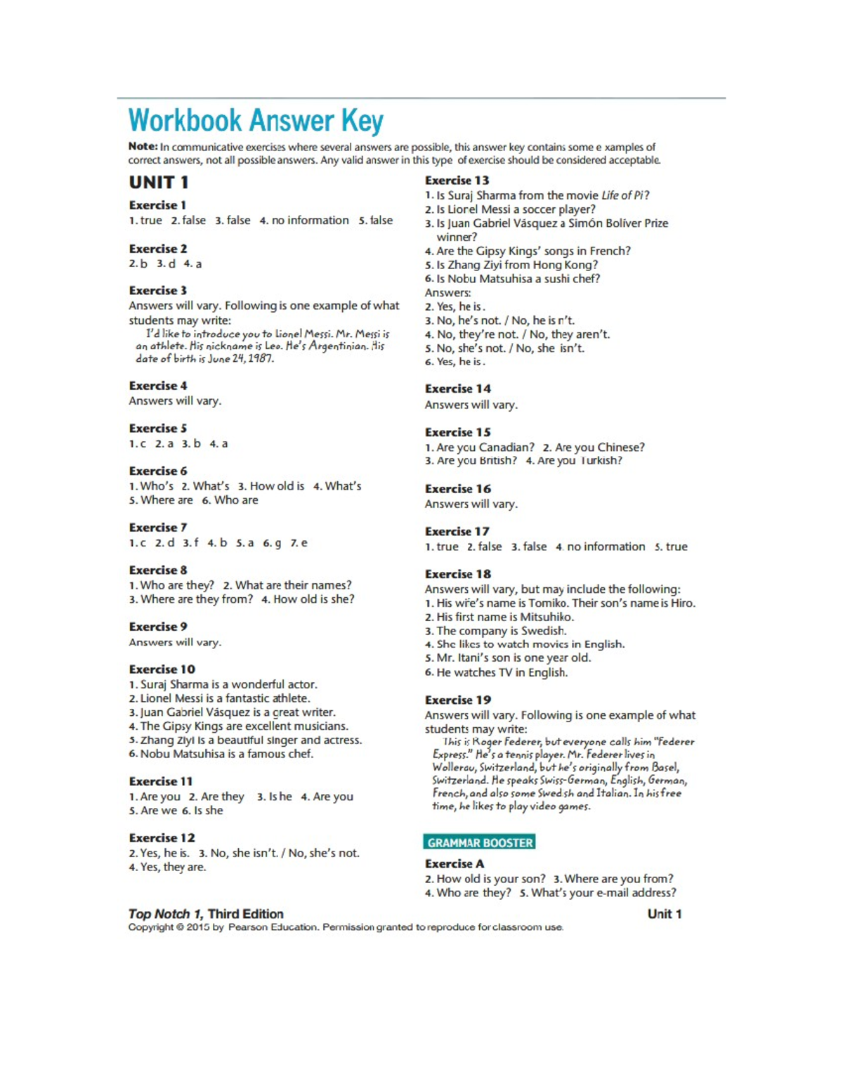 Top notch Unidad 1 Woorbook resuelto Inglés I Studocu