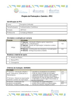 Trabalho Métodos Quantitativos - Disciplina: Métodos Quantitativos E ...