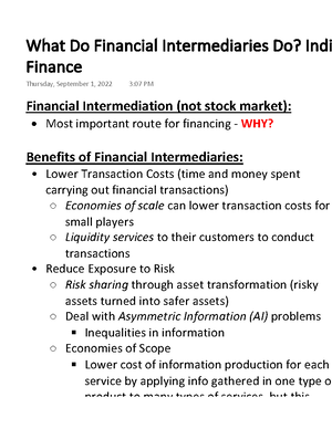 Econ330 2:13 Notes - Chapter 5 - 2/13- Chapter 5 Prices Imply Interest ...