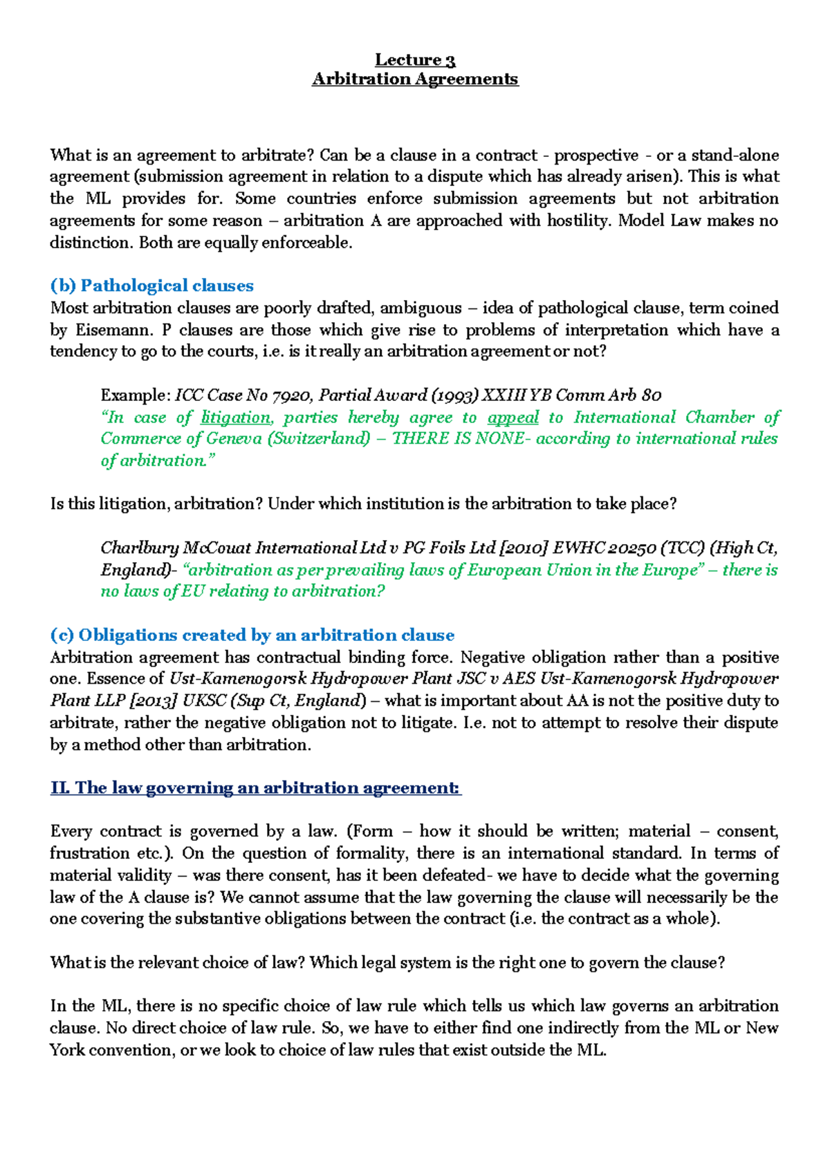 arbitration-arbitration-agreements-lecture-3-arbitration-agreements