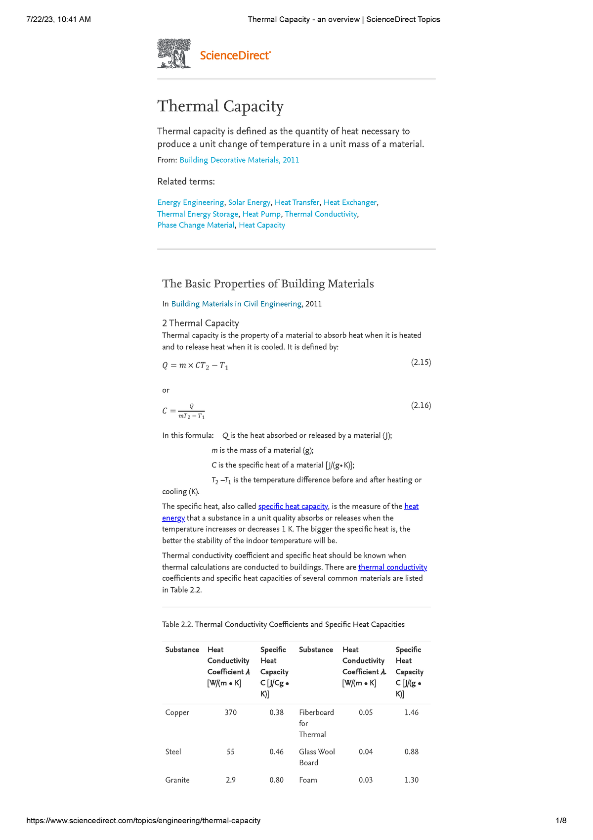 thermal-capacity-an-overview-science-direct-topics-btech-civil