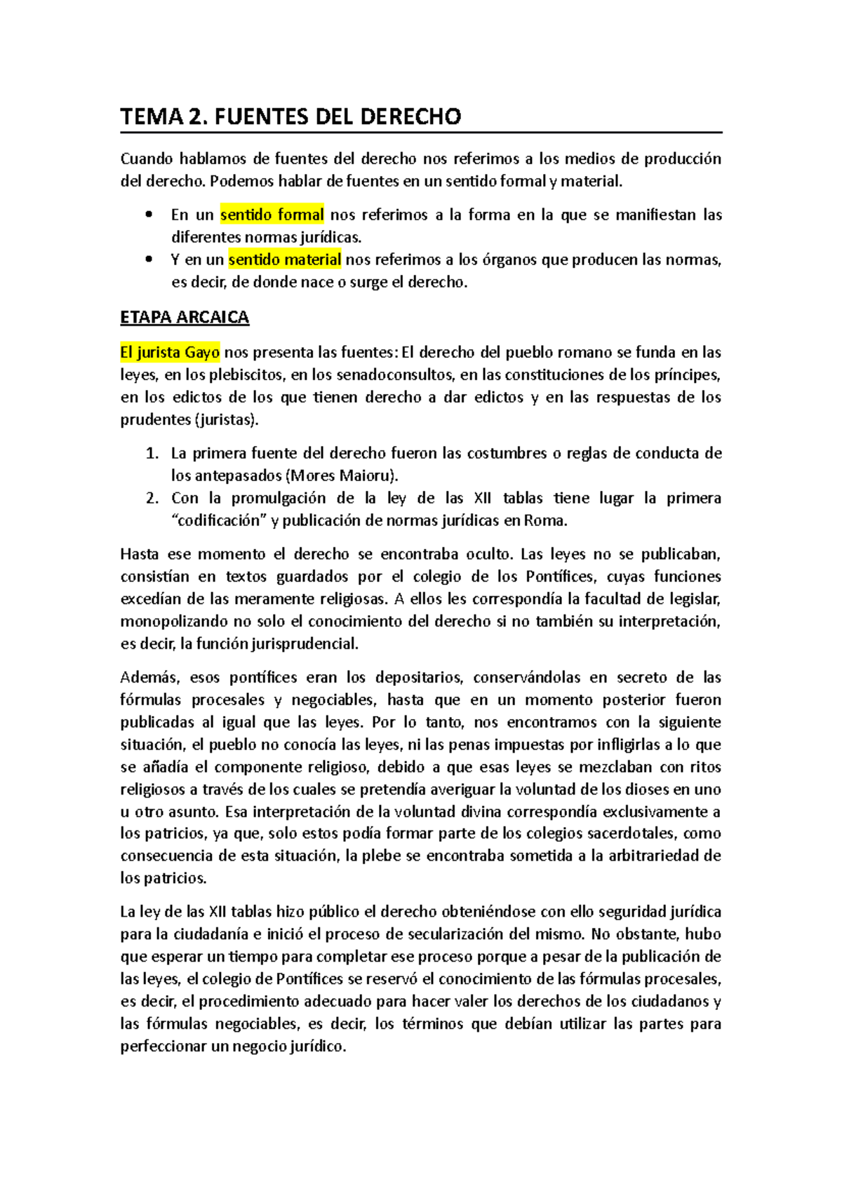 TEMA 2 - Apuntes 1 - TEMA 2. FUENTES DEL DERECHO Cuando Hablamos De ...