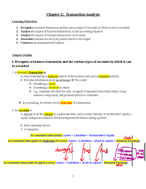 CH. 3 Notes - Professor: Mengmeng Wang Class: Distance/Online - Chapter ...
