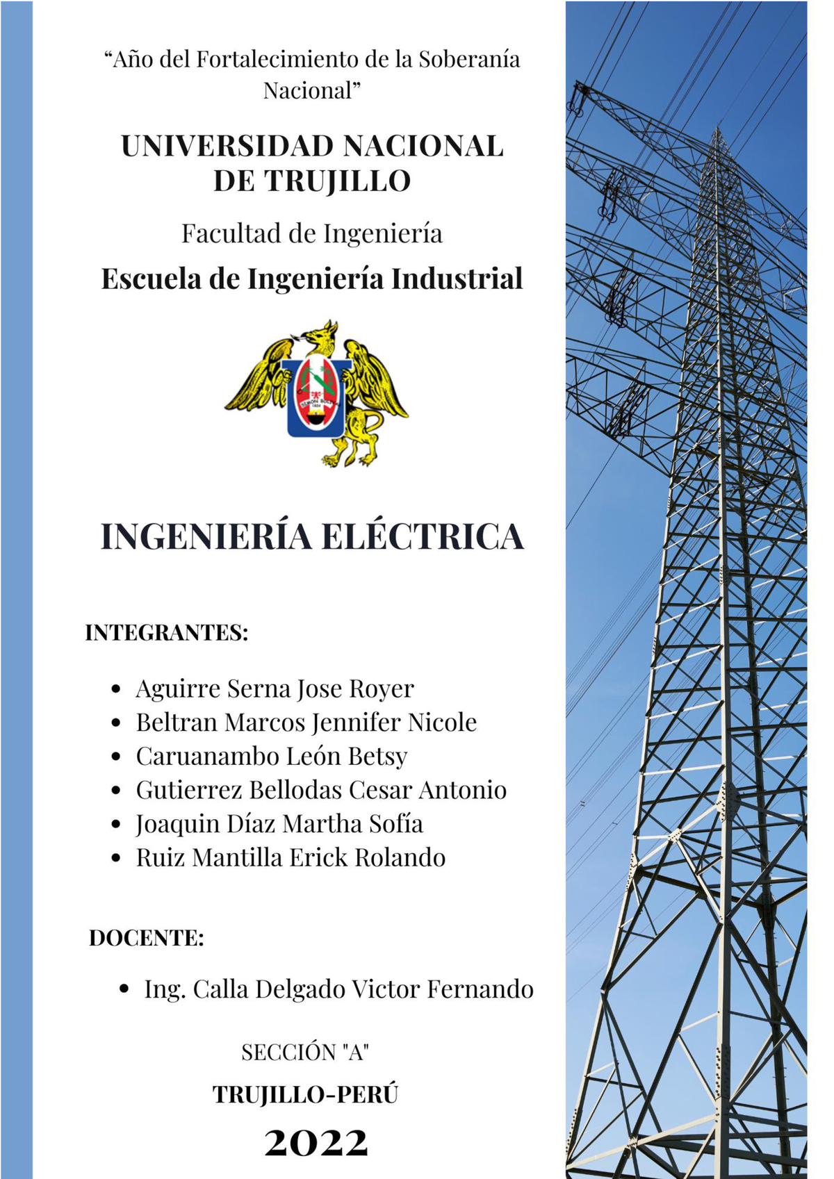 Prácticas 01 Y 02 - Grupo 01 - PR¡TICA 01 – INGENIERÕA EL.. PR¡TICA 01 ...