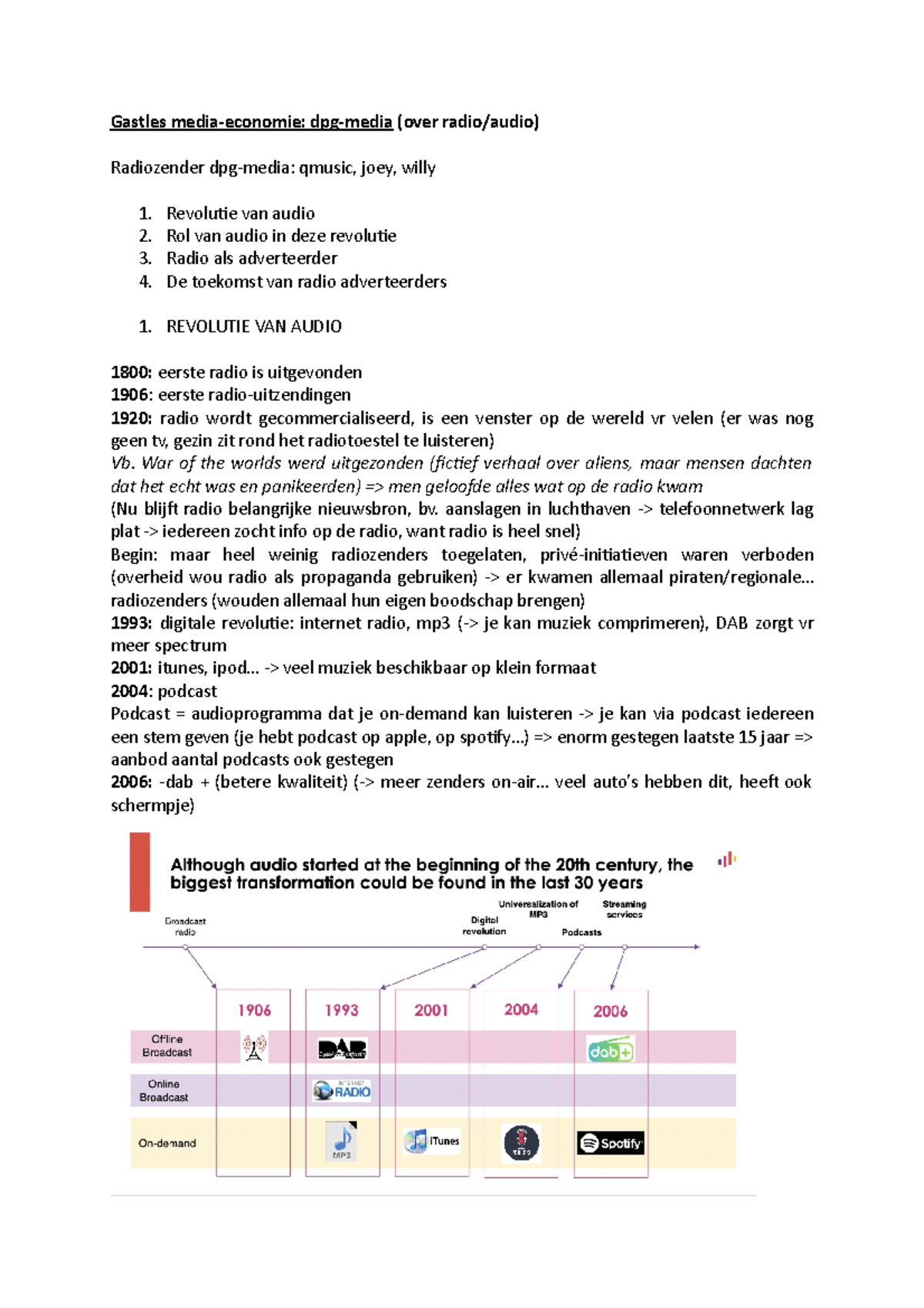 Gastles Dpg Media - Gastles Media-economie: Dpg-media (over Radio/audio ...