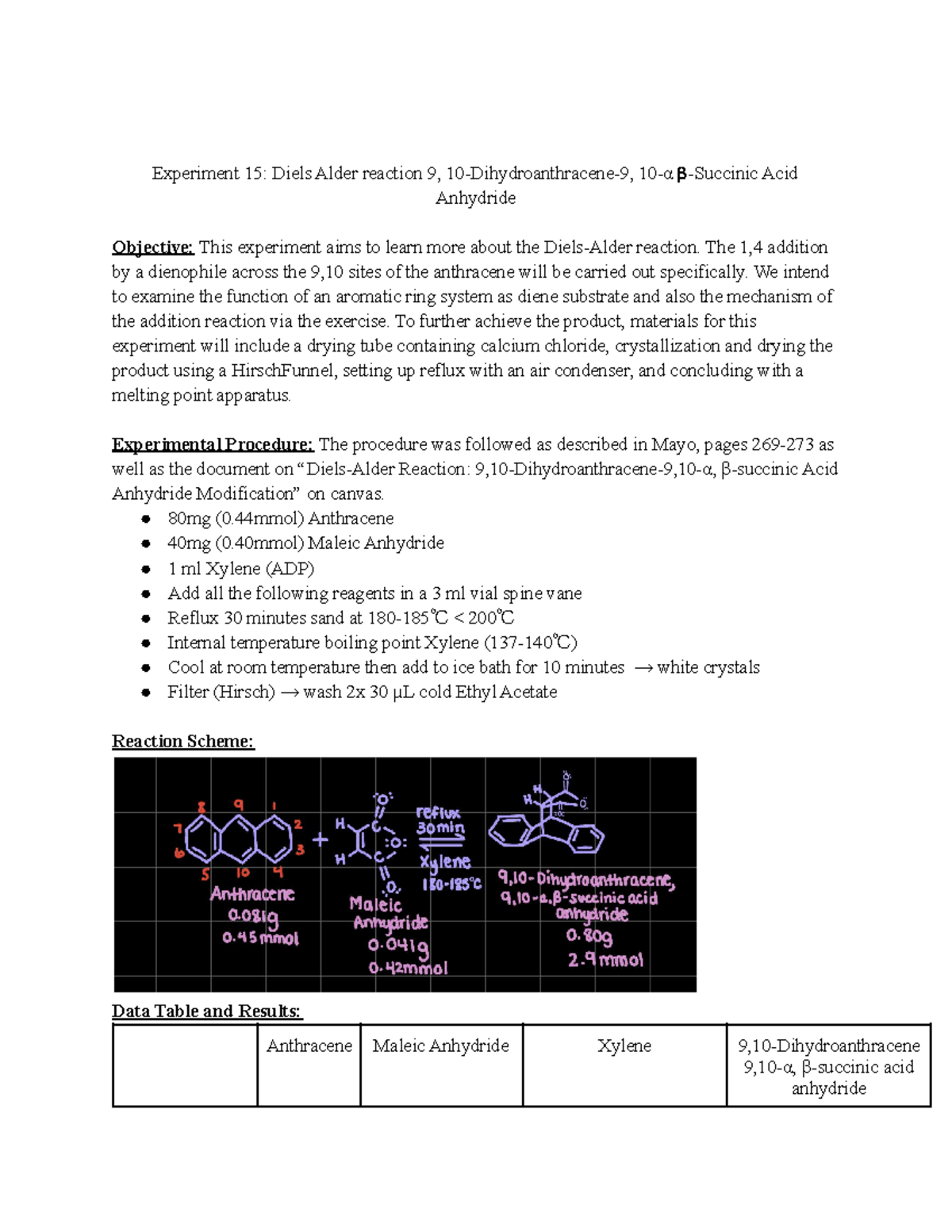 organic-chemistry-ii-experiment-15-experiment-15-diels-alder