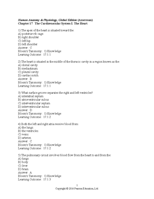 Chapter 3 Test Bank Amerman - Human Anatomy & Physiology, Global ...