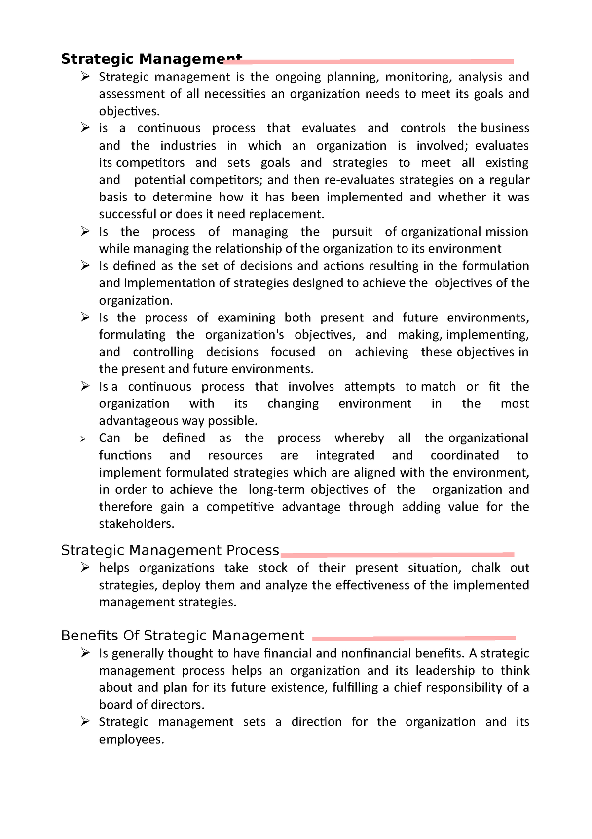 strategic management dissertation topics