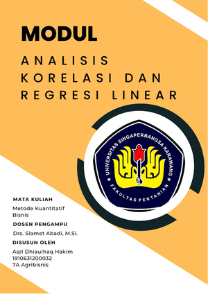 Modul Materi Peramalan - I KATA PENGANTAR Puji Dan Syukur Penulis ...