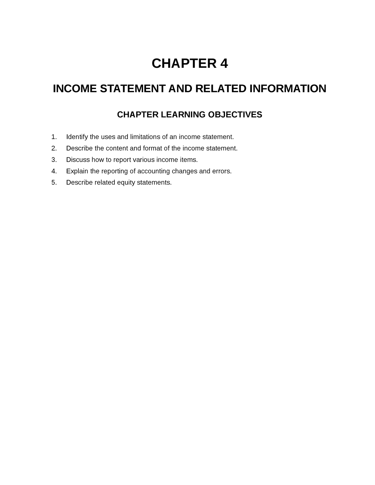 Chapter 4 Intermediate Accounting IFRS Edition 3E - CHAPTER 4 INCOME ...