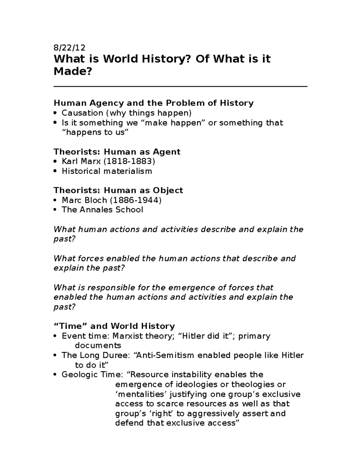 what is world history essay