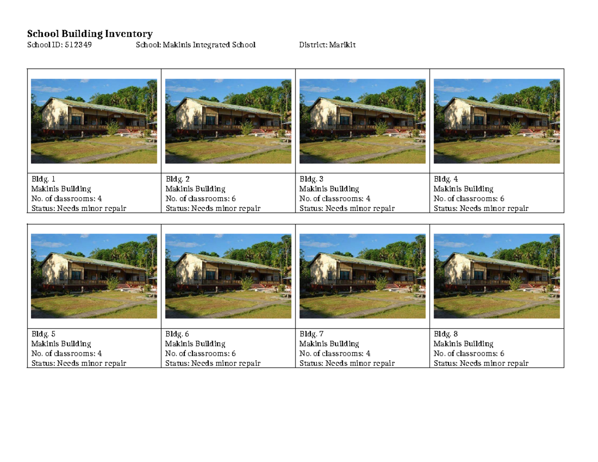 NSBI Pictures - School Building Inventory School ID: 512349 School ...