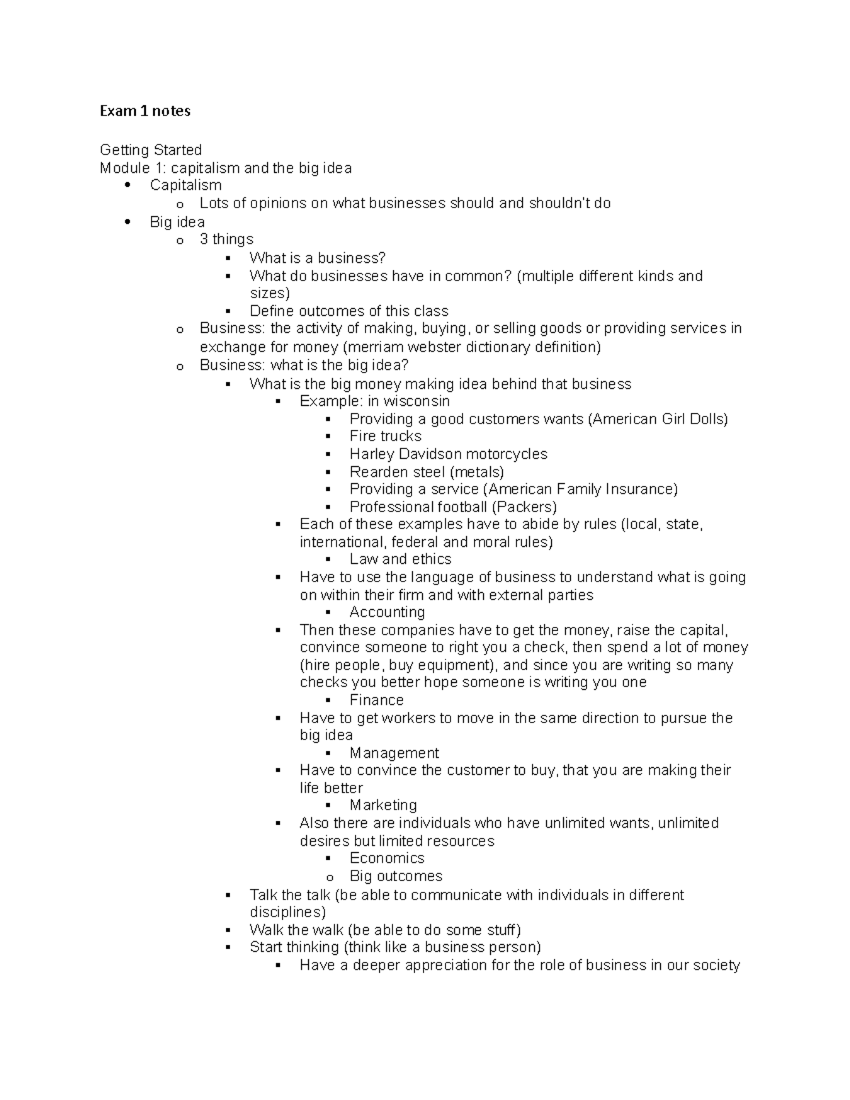 Gen Bus 310 notes - Fundamentals Of Accounting And Finance For Non ...