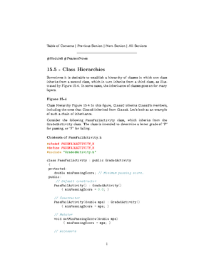 (Module 10) Pearson Revel C++ 15.1 - What is Inheritance - Table of ...