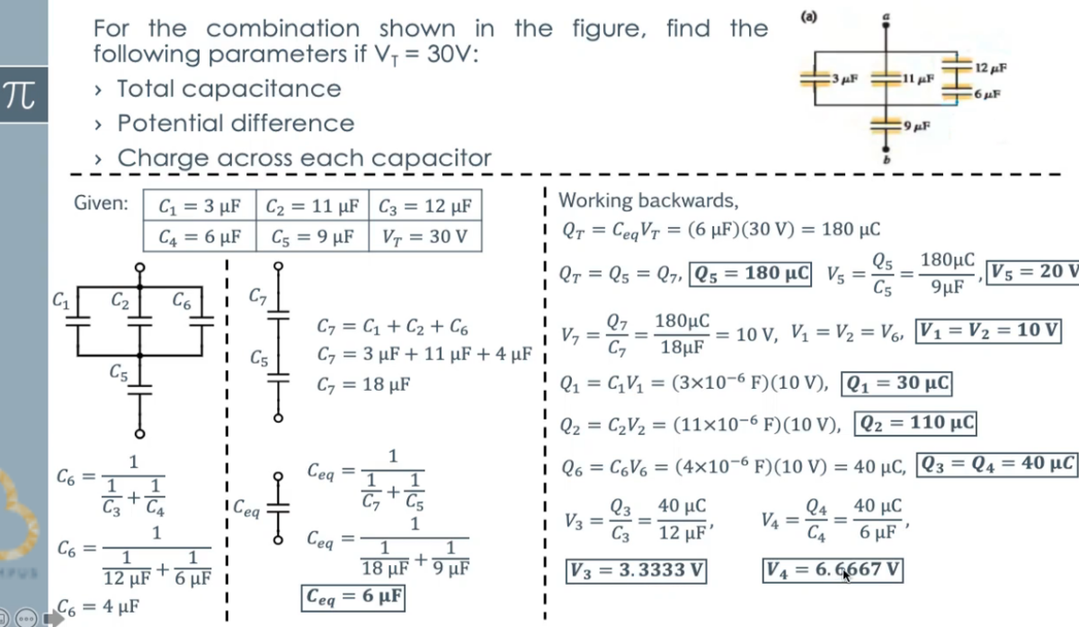 Capacitors Sample Problems Physics For Engineers 1B Studocu