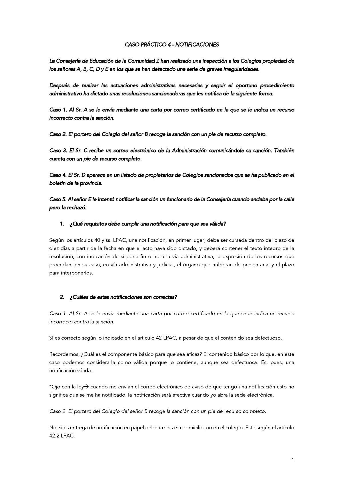 Caso Práctico 4 - Notificaciones - 1 CASO PRÁCTICO 4 - NOTIFICACIONES ...