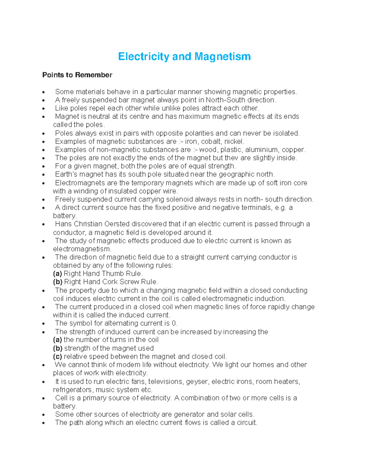 Electricity And Magnetism - Ncertbooksolutions Electricity And ...