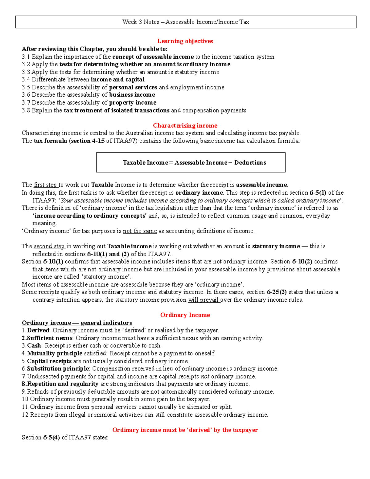 summary-lectures-assessable-income-topic-3-assessable-income