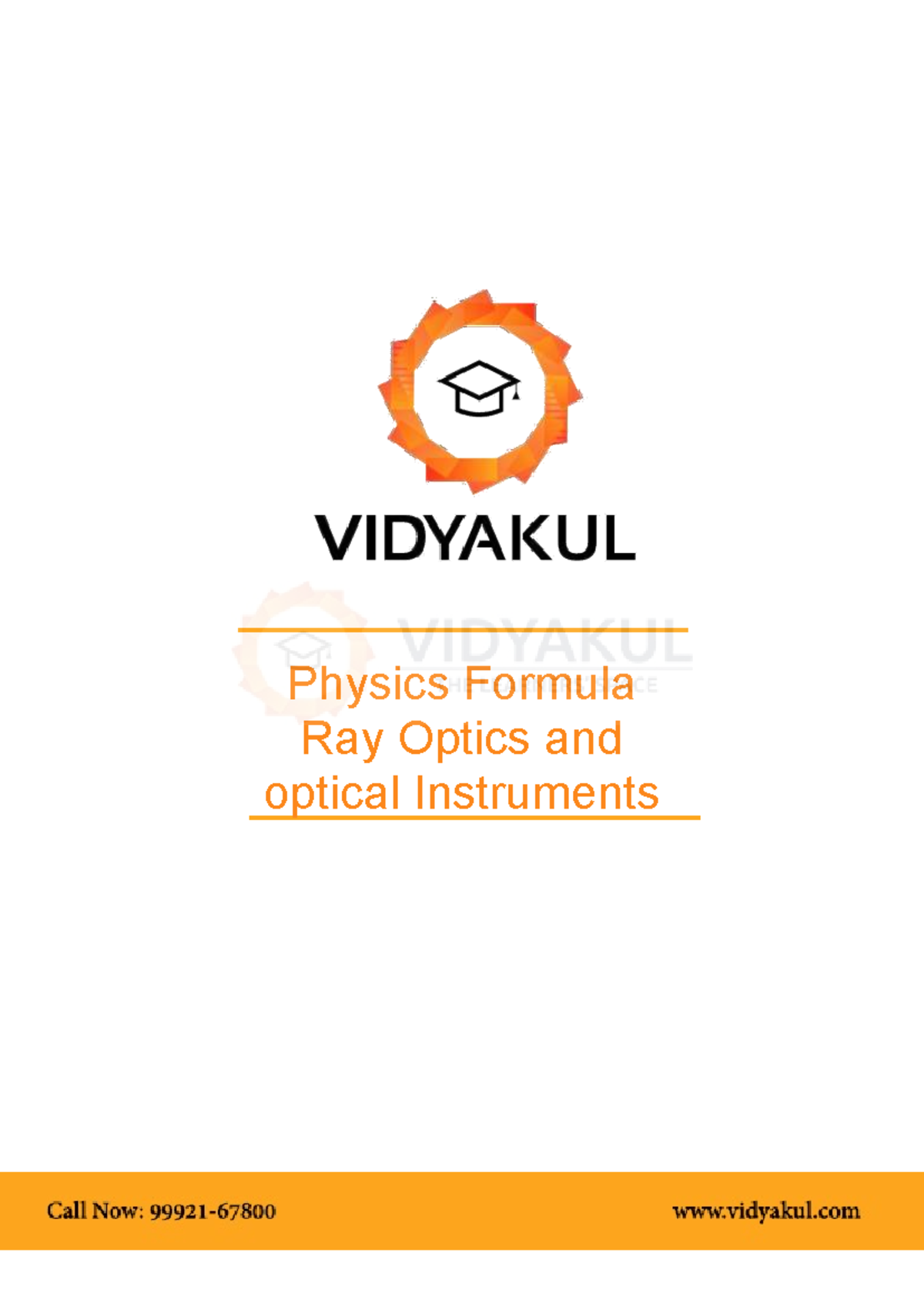 Physics+Formula+chapter 9+Ray+Optics+and+optical+Instruments - Physics ...