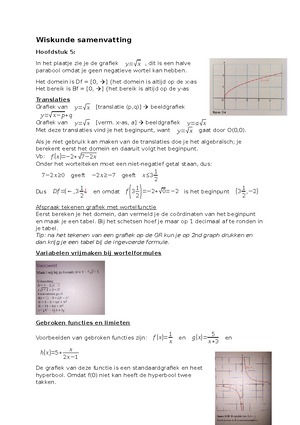 Wiskunde B PO ABC-formule En De Gulden Snede - Wiskunde B PO 1 Naam ...