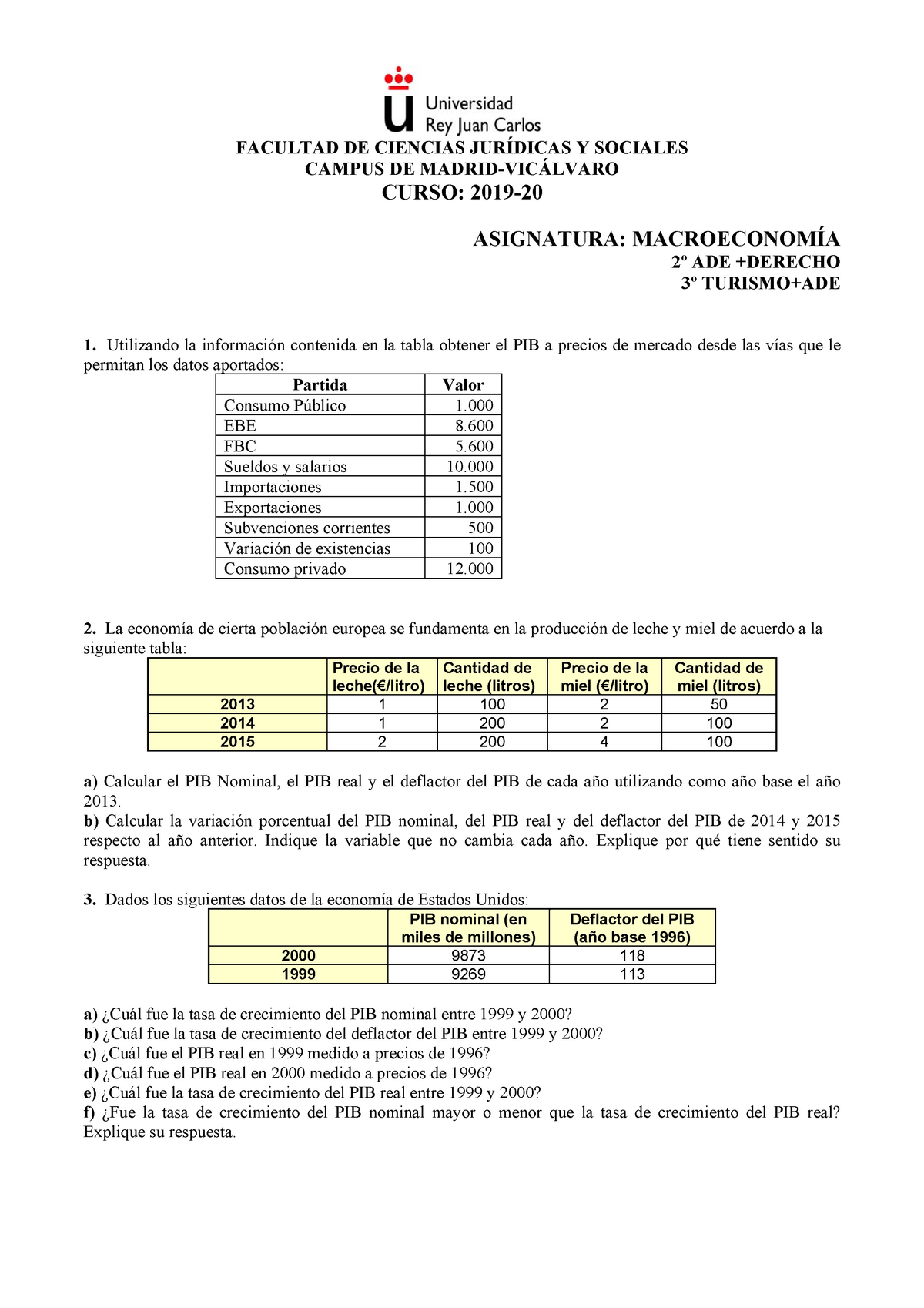 Ejercicios Tema 2 Macroeconomía - Warning: TT: Undefined Function: 3 ...