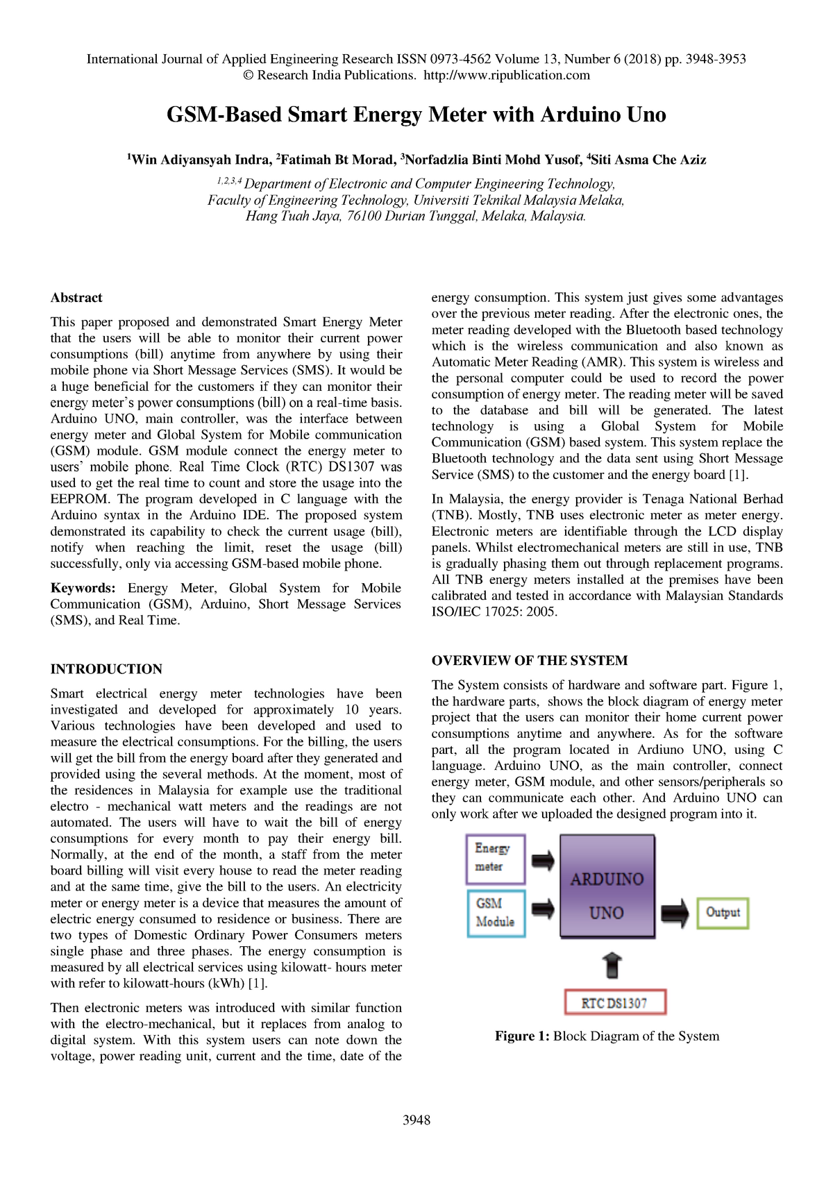 Smart meter with anti theft detection - Management in information 