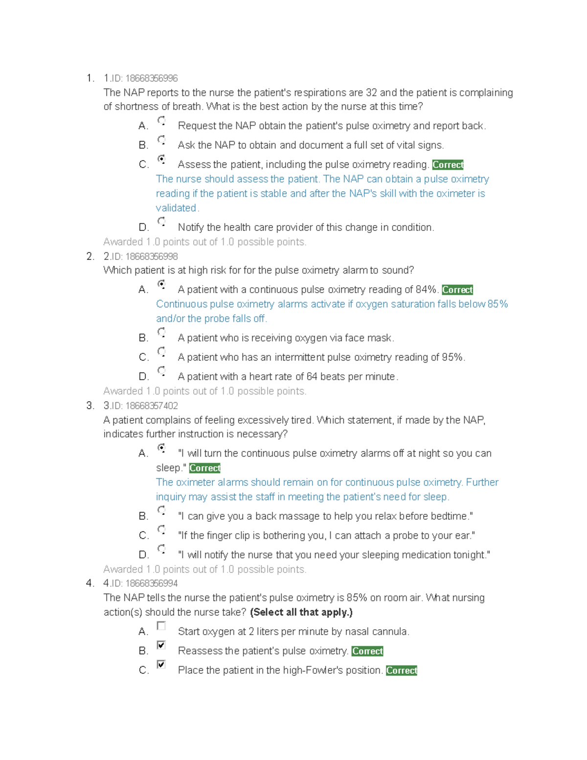 Vital signs post test 6 After reviewing the material use this to