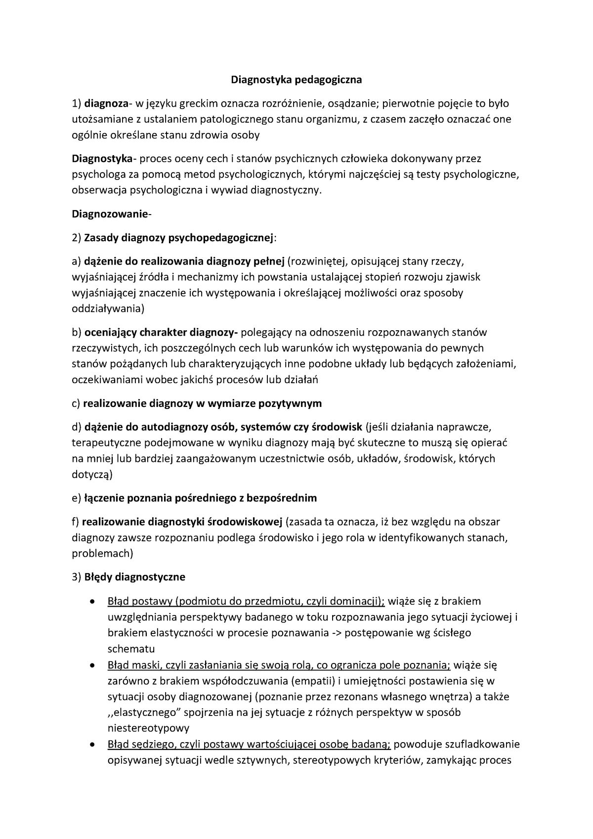 Diagnostyka Pedagogiczna - Diagnostyka Pedagogiczna Diagnoza - W Języku ...