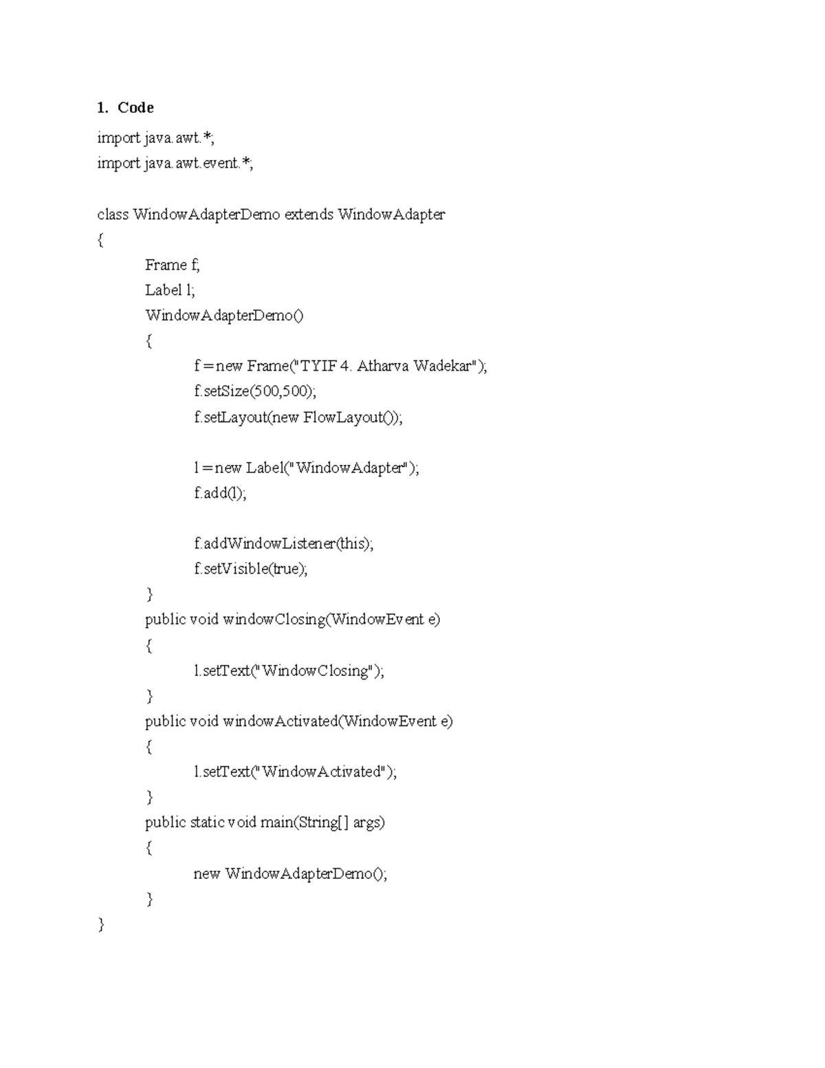 13 Java Practical - Code import java.; import java.awt.; class ...