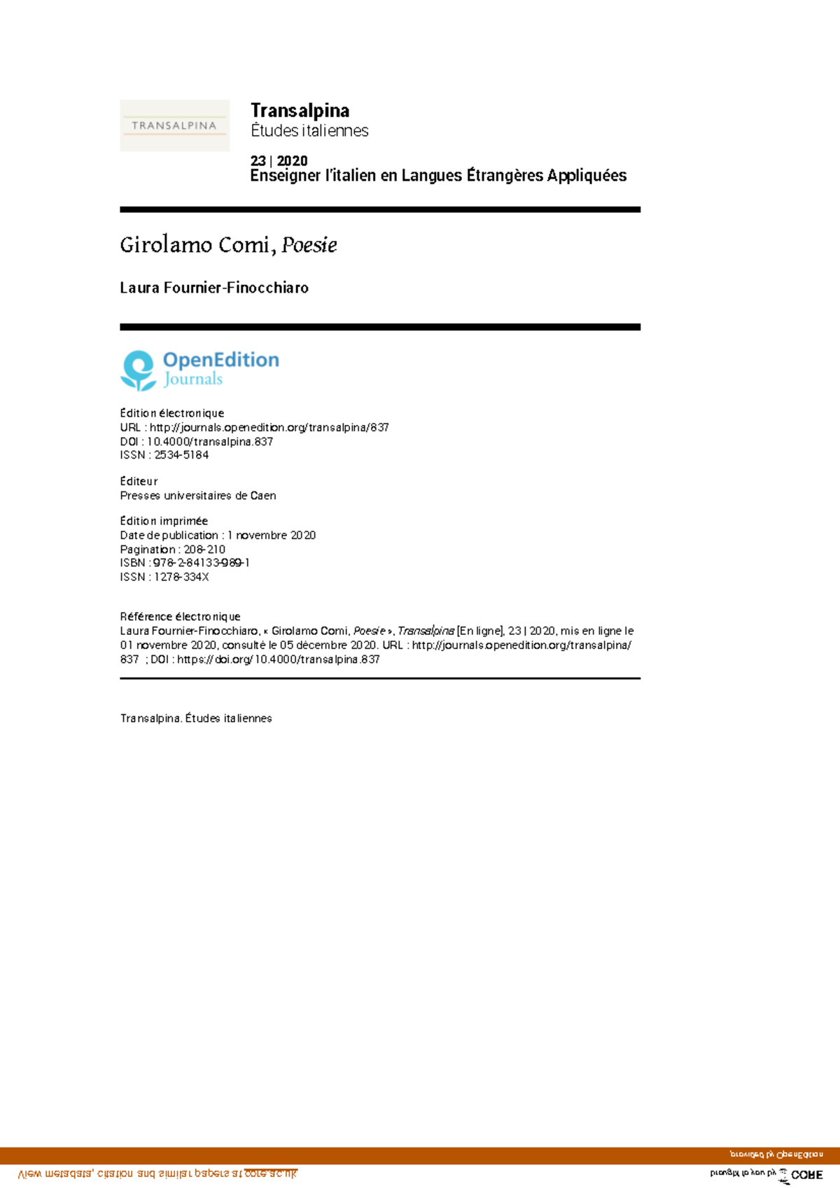 Emploie Des Termes Transalpins 10 Lettres