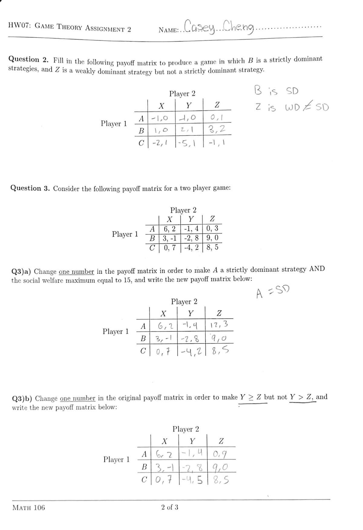 HW07 Game Theory - MATH-M 106 - Studocu