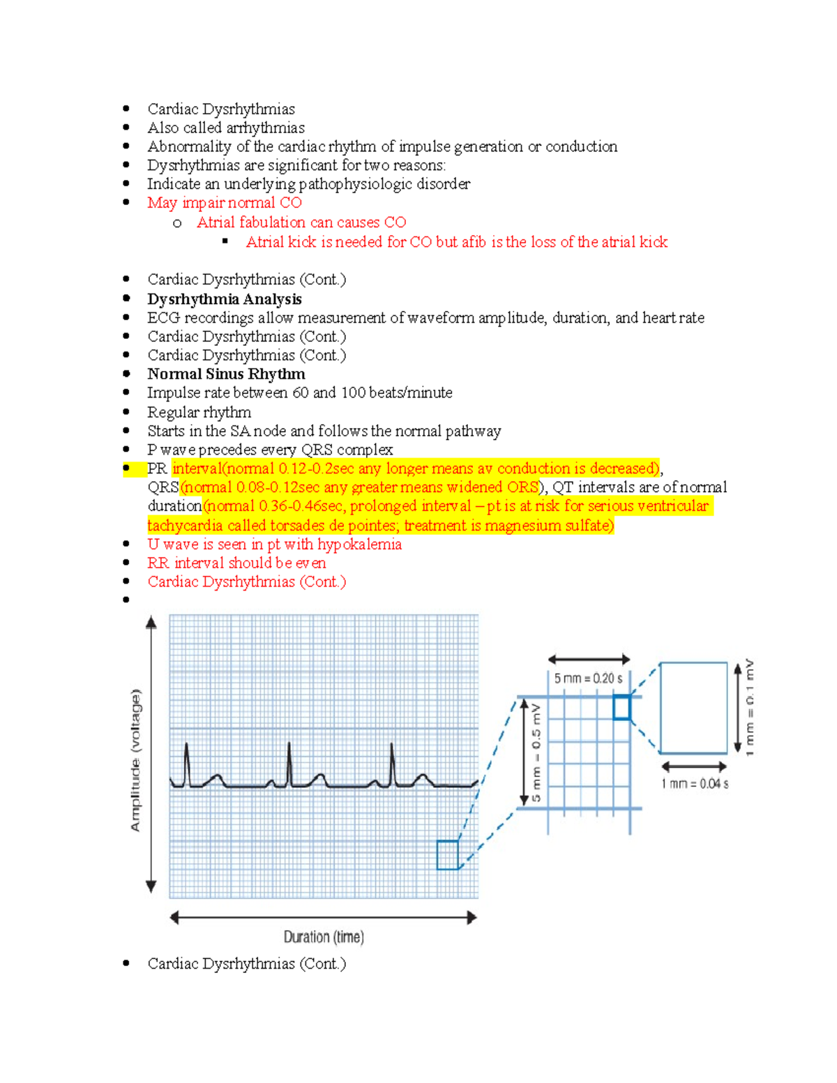Arrythmias - Atria/Ventricle - Cardiac Dysrhythmias Also called ...
