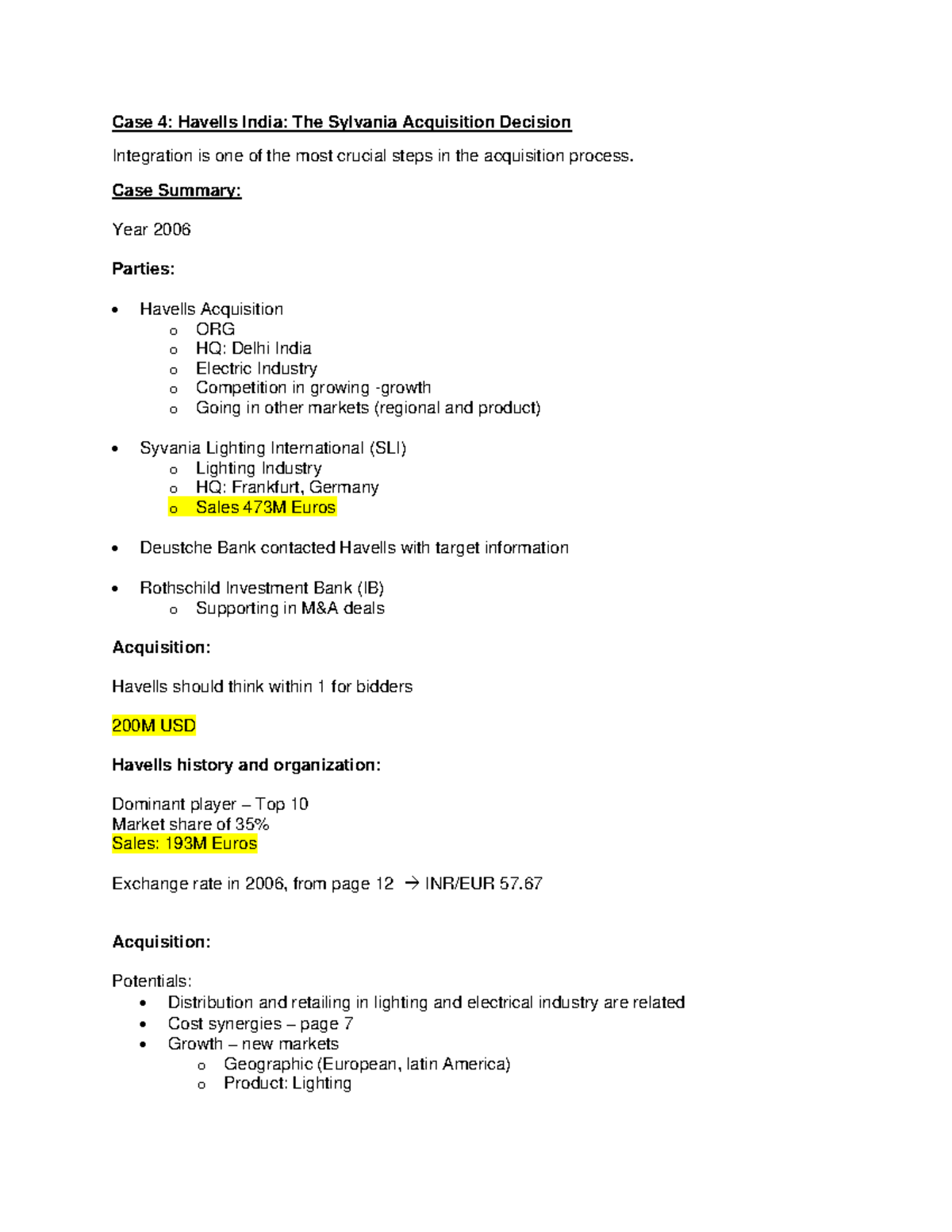 case study of havells company