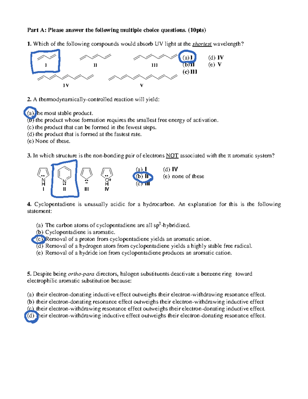 MIDTERM 2 March 2018, questions and answers - Part A: Please answer the ...