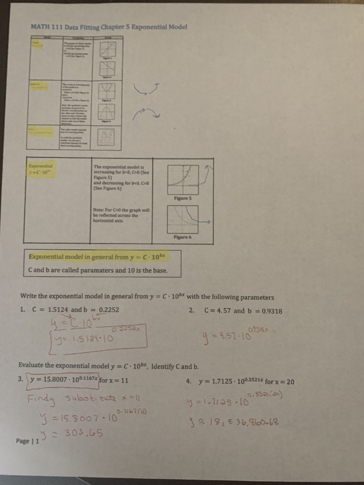 6.8: Fitting Exponential Models To Data – MAMOC