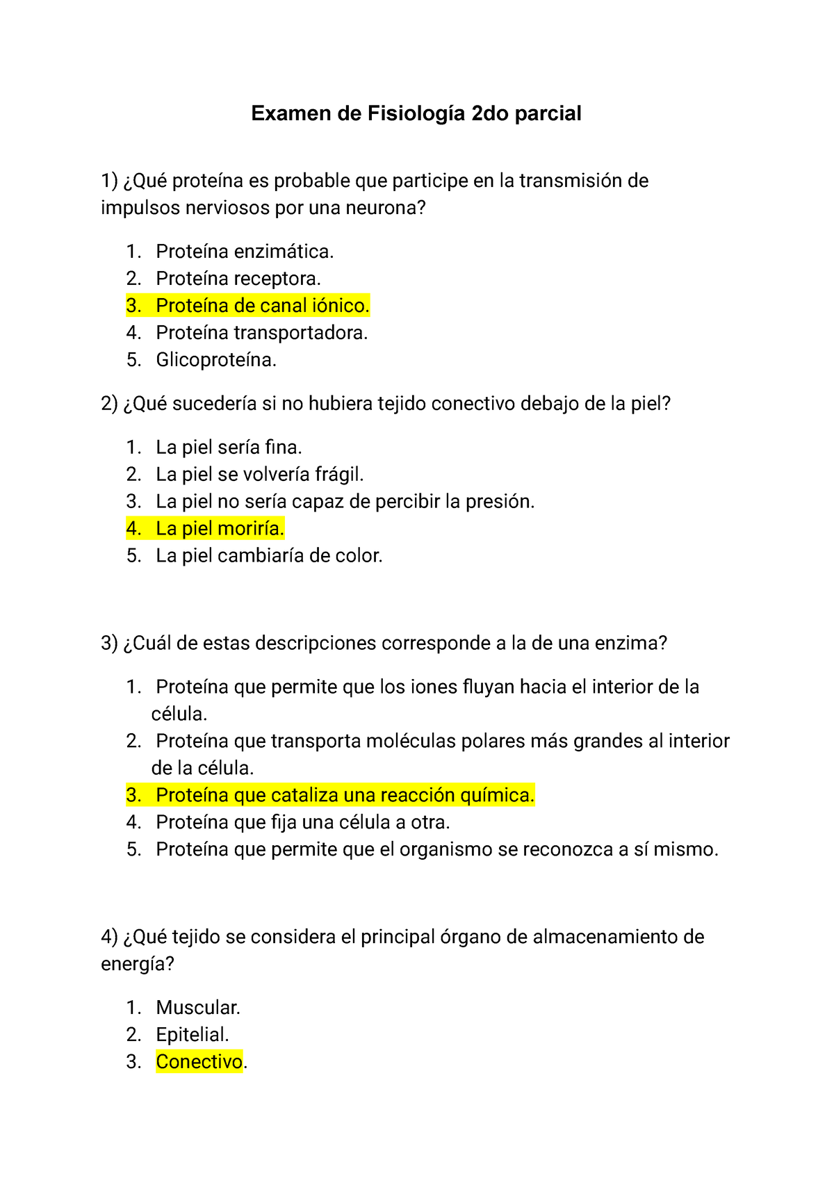 Examen De Fisiología 2do Parcial - Examen De Fisiología 2do Parcial ...