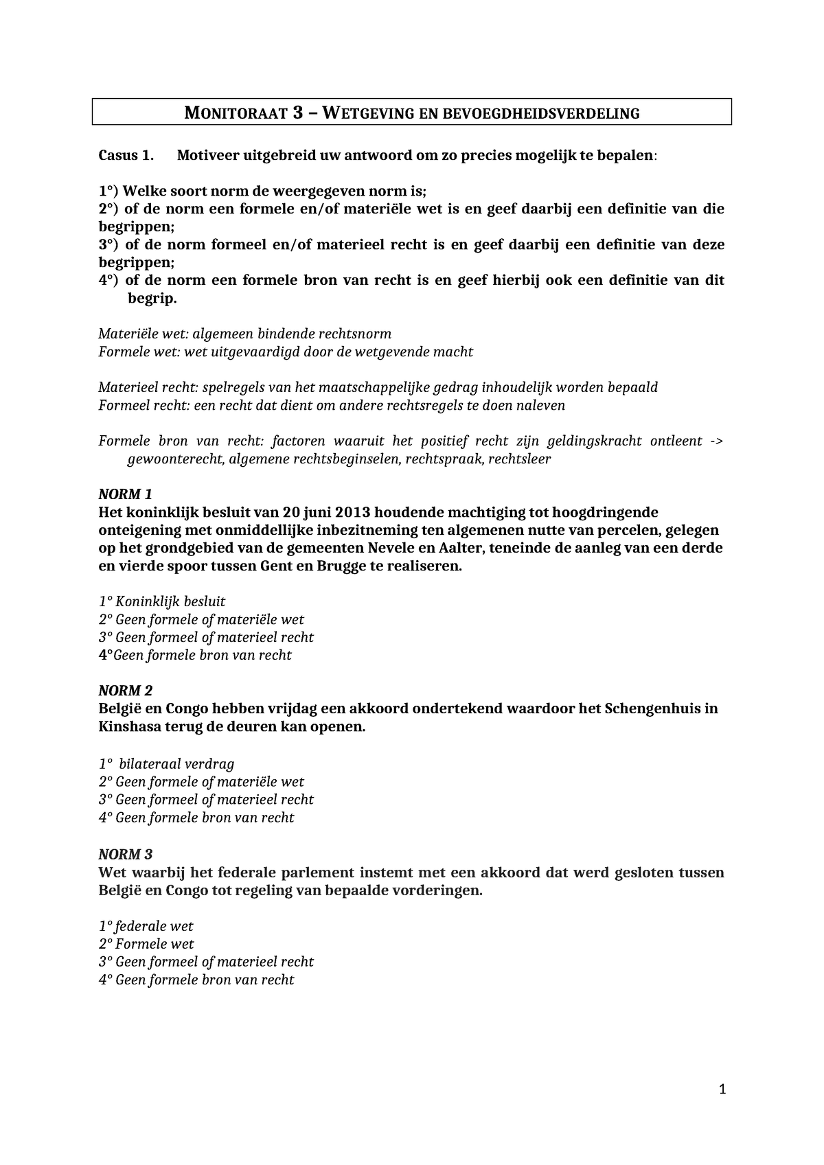 Irw Monitoraat 3 - Moni 3 - MONITORAAT 3 – WETGEVING EN ...