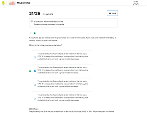 Sophia Statistics Unit 2 Milestone 2 - UNIT 2 — MILESTONE 2 Score 25 ...