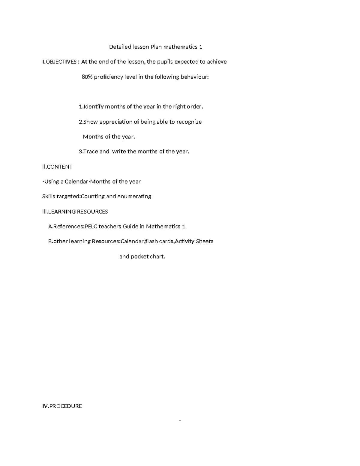Share Detailed lesson-WPS Office - Detailed lesson Plan mathematics 1 I ...