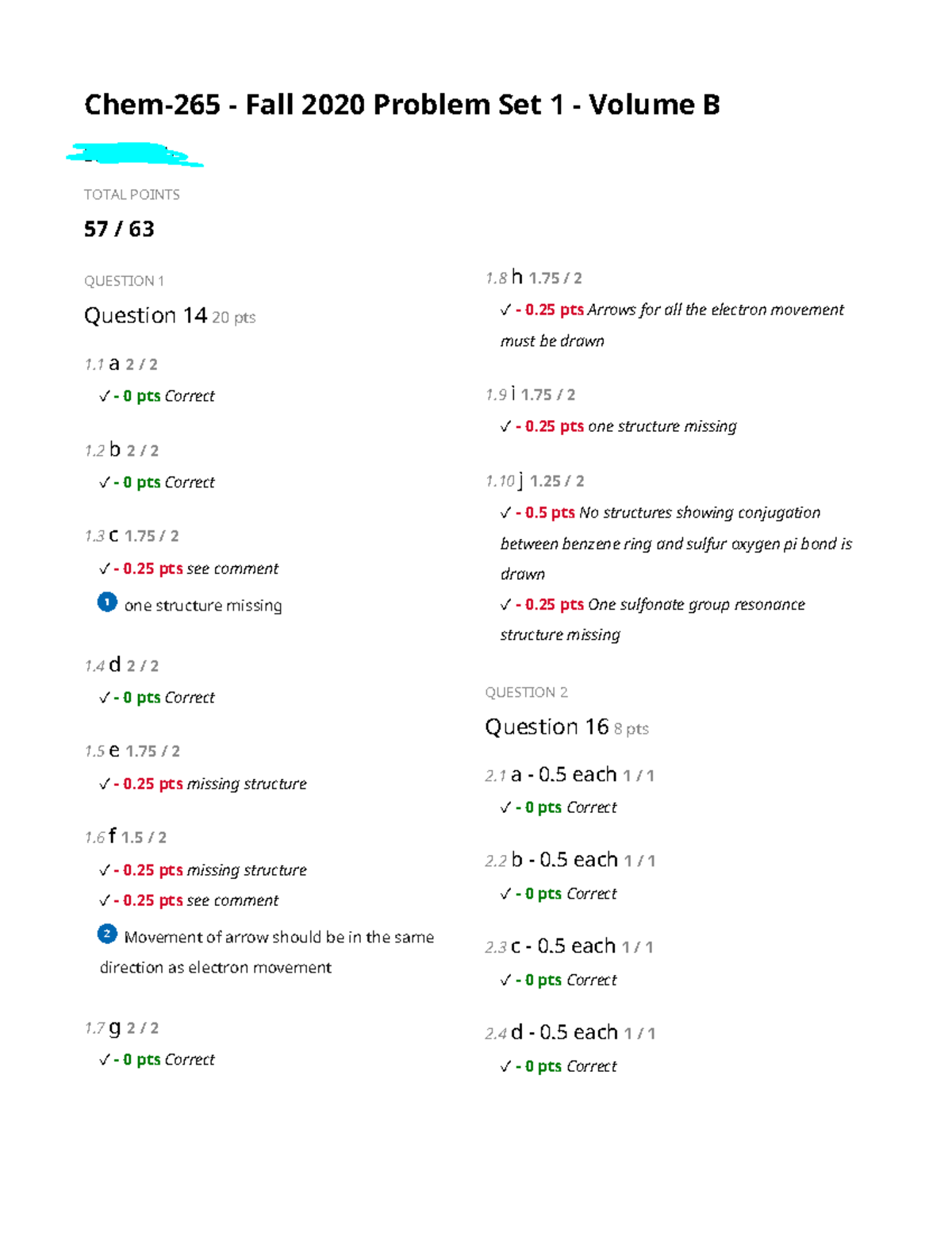 Problem Set B - Chem-265 - Fall 2020 Problem Set 1 - Volume B Sana Shah ...