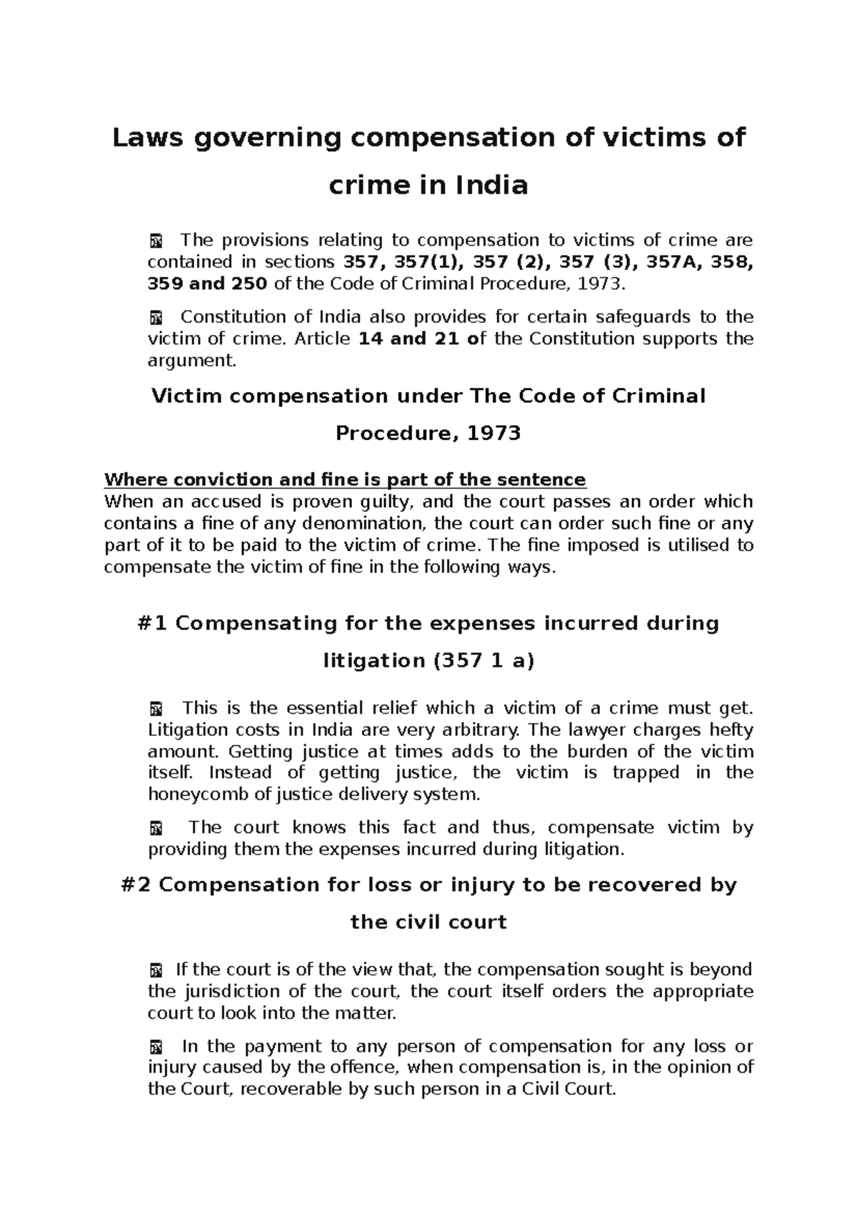 victim-compensation-under-crpc-laws-governing-compensation-of-victims