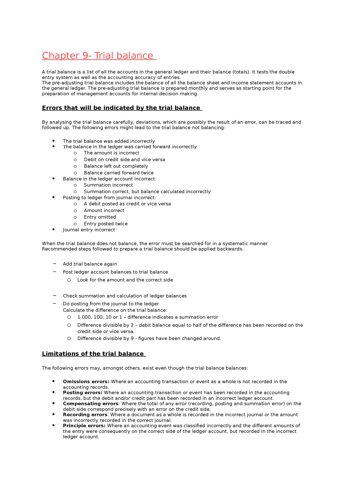 chapter-9-summaries-lecture-notes-chapter-9-trial-balance-a-trial